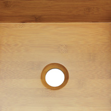 Square Bamboo Bathroom Basin